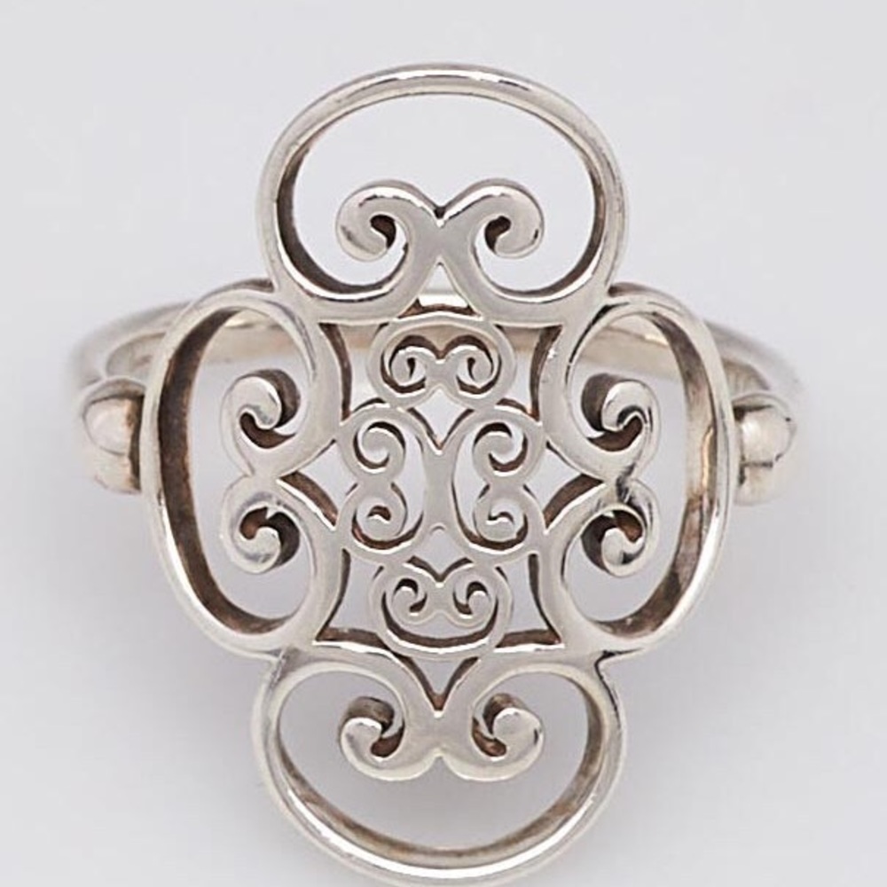 Tiffany & Co. Sterling Silver Paloma Picasso Venezia Goldoni Quadruplo Ring